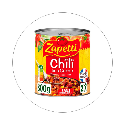 ZAPETTI - Chili Con Carne au Boeuf