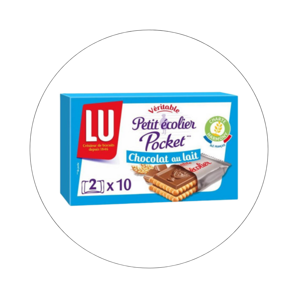 LU - Petit Ecolier Pocket Chocolat au Lait / réf. 1272156U