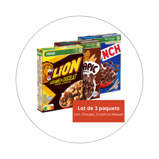 NESTLE - Lot 3 Paquets de Céréales