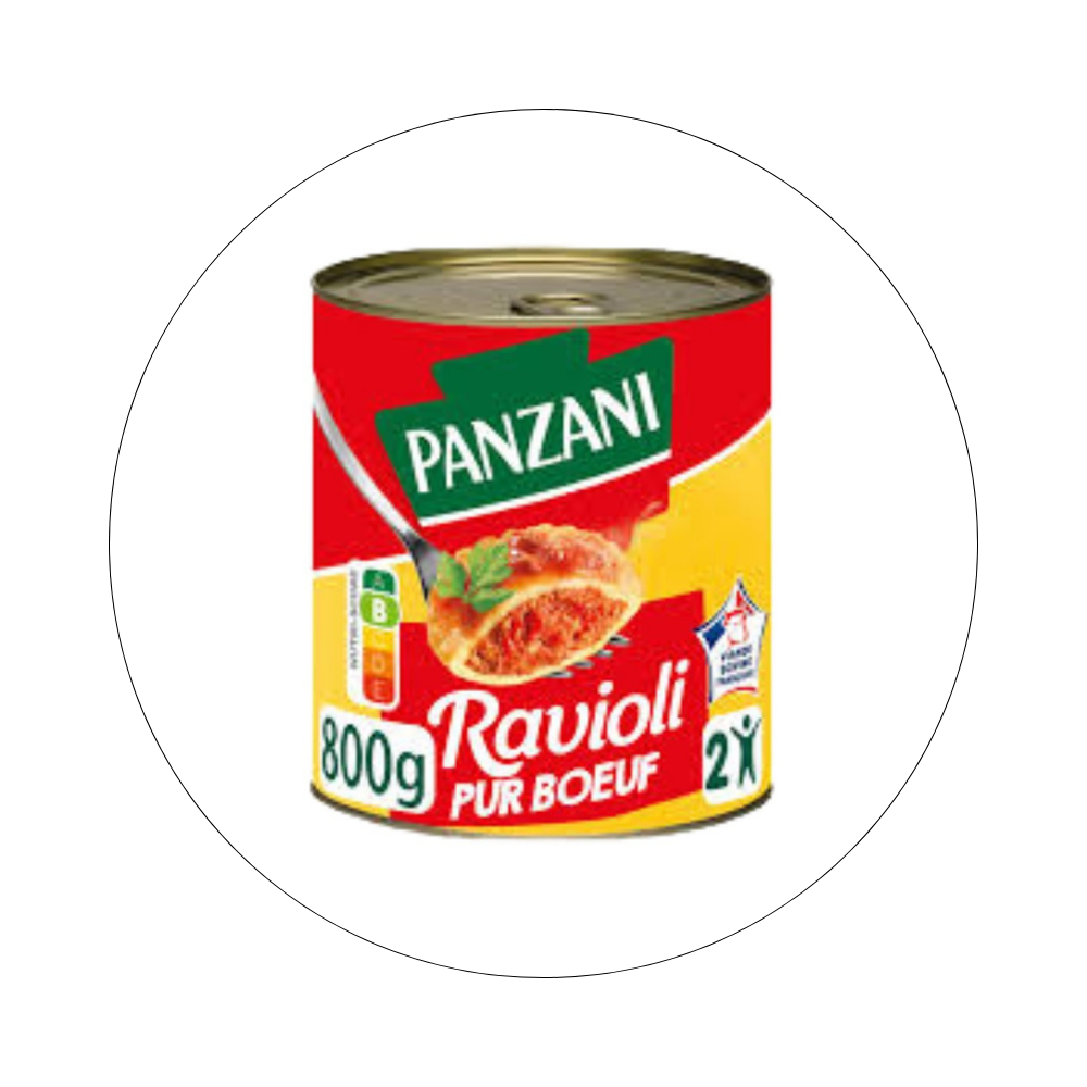 PANZANI - Ravioli Pur Boeuf / réf. 40246034