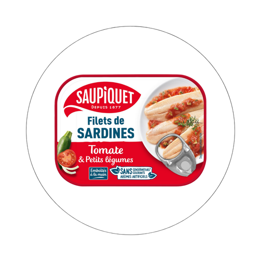 SAUPIQUET - Sardines Tomate & Petits Légumes